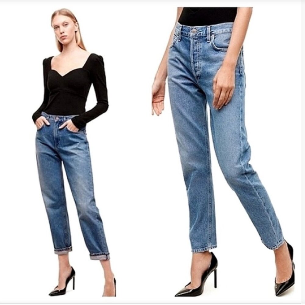 Aritzia Talula x Agolde High Rise Taper Jean